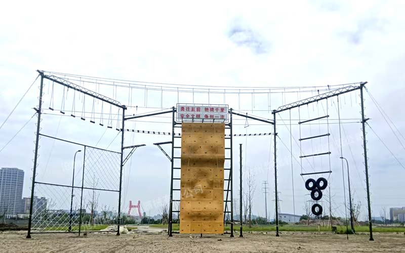 浙江杭州某部心理行為訓練場器械建設完成
